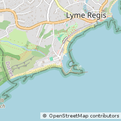 Map of Lyme Regis