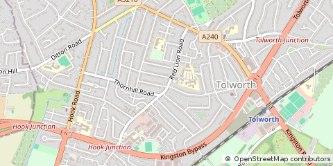 Map of Surbiton