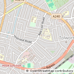 Map of Surbiton