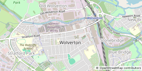 Map of Milton Keynes