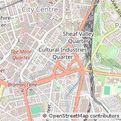 Map of Sheffield