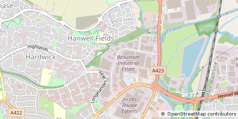 Map of Banbury