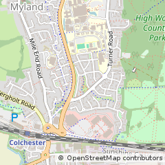 Map of Colchester, Essex