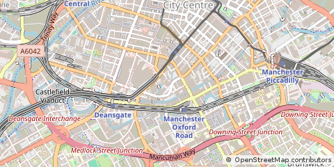 Map of Manchester