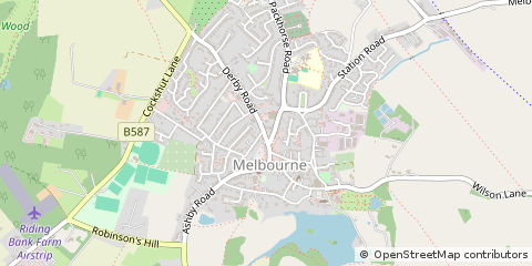 Map of Melbourne, Derby