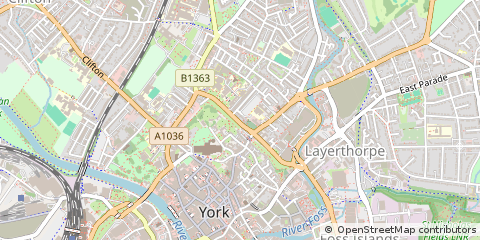 Map of York
