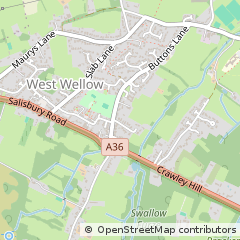 Map of Romsey, Hampshire