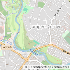 Map of Christchurch. Dorset., Dorset