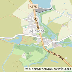 Map of Belmont, Lancashire
