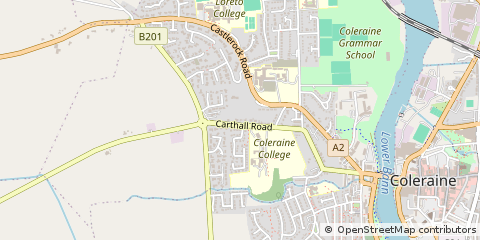 Map of Coleraine