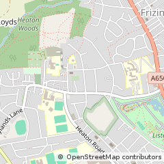 Map of Bradford, West Yorkshire