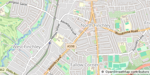 Map of London, Hertfordshire