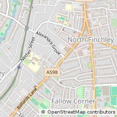 Map of London, Hertfordshire