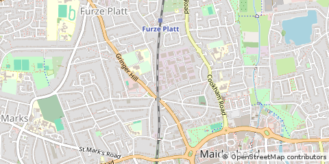 Map of Maidenhead, Berkshire