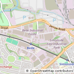 Map of Jarrow, Tyne & Wear