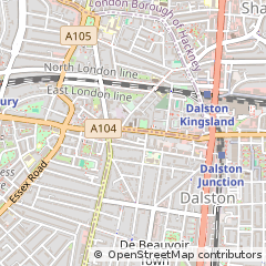 Map of London, Beds