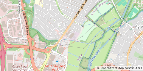 Map of Leicester