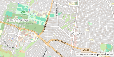 Map of Bournemouth