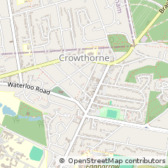 Map of Crowthorne, Berkshire