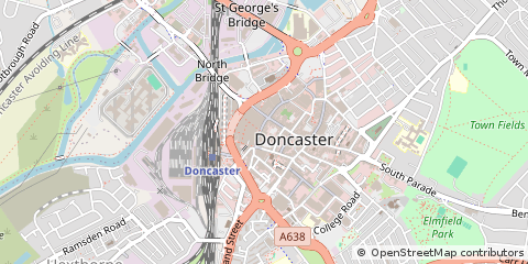 Map of Doncaster