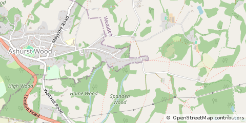 Map of East Grinstead