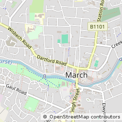 Map of March, Cambridgeshire