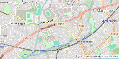 Map of Twickenham
