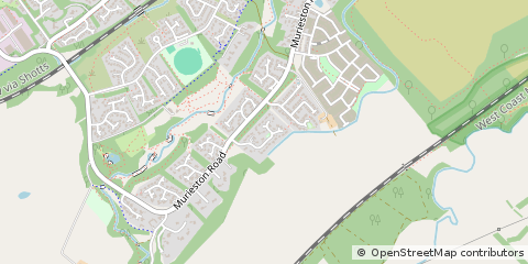 Map of West Lothian