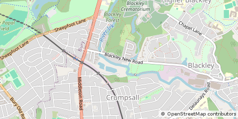 Map of Manchester