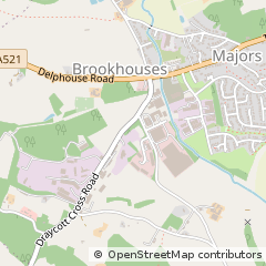 Map of Cheadle, Stoke on Trent, Staffordshire