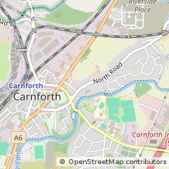 Map of Carnforth, Lancashire