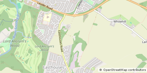 Map of Midlothian