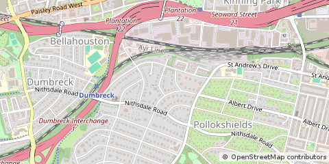 Map of Glasgow