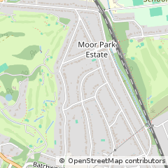 Map of Northwood, Middx