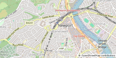 Map of Newport