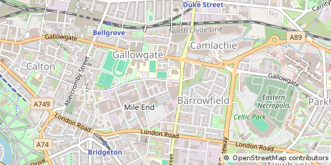 Map of Glasgow