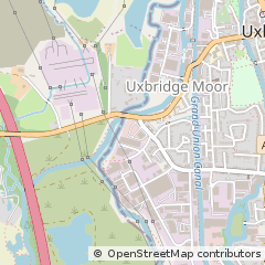 Map of Uxbridge, Middlesex