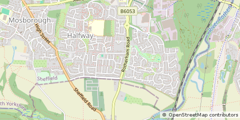 Map of Sheffield