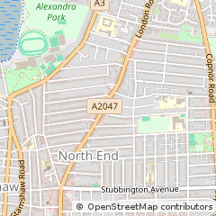Map of Portsmouth, Hants