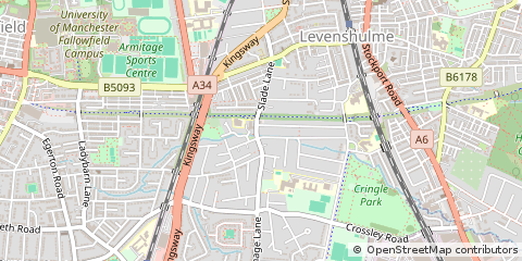 Map of Manchester