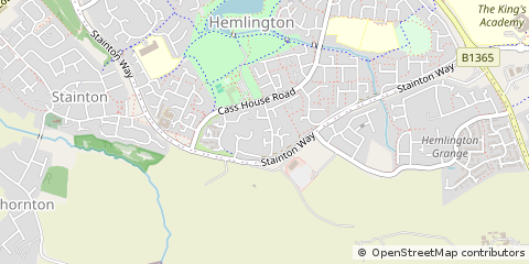 Map of Middlesbrough