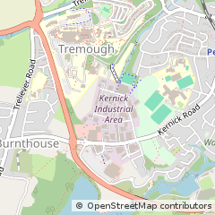Map of Penryn, Cornwall