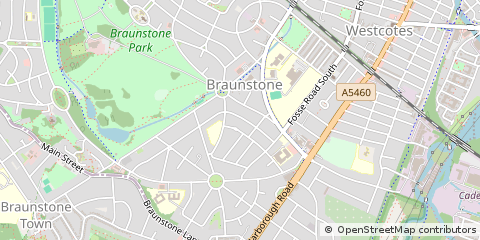 Map of Leicester