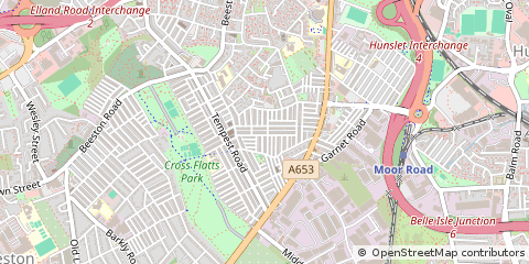 Map of Leeds