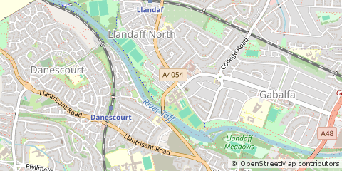Map of Cardiff