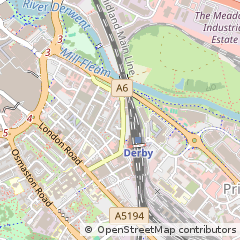Map of Derby