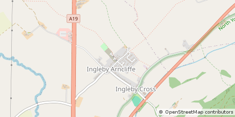 Map of Yorks, North Yorkshire