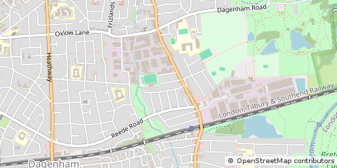 Map of Dagenham