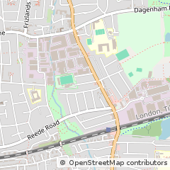 Map of Dagenham