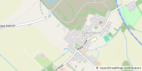 Map of Cambridge, Cambridgeshire